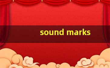 sound marks